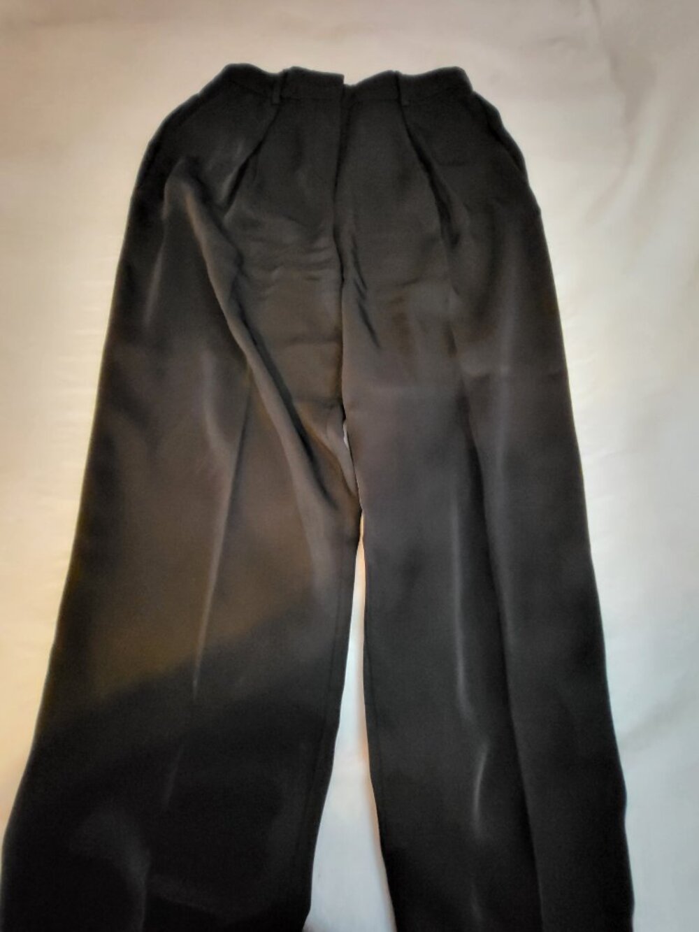 RW&CO. Black Wide-Leg High-Waist Trousers - Picture 7 of 14